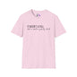 It Wasn't A Fall, Just A Random Gravity Check Adult T-shirt