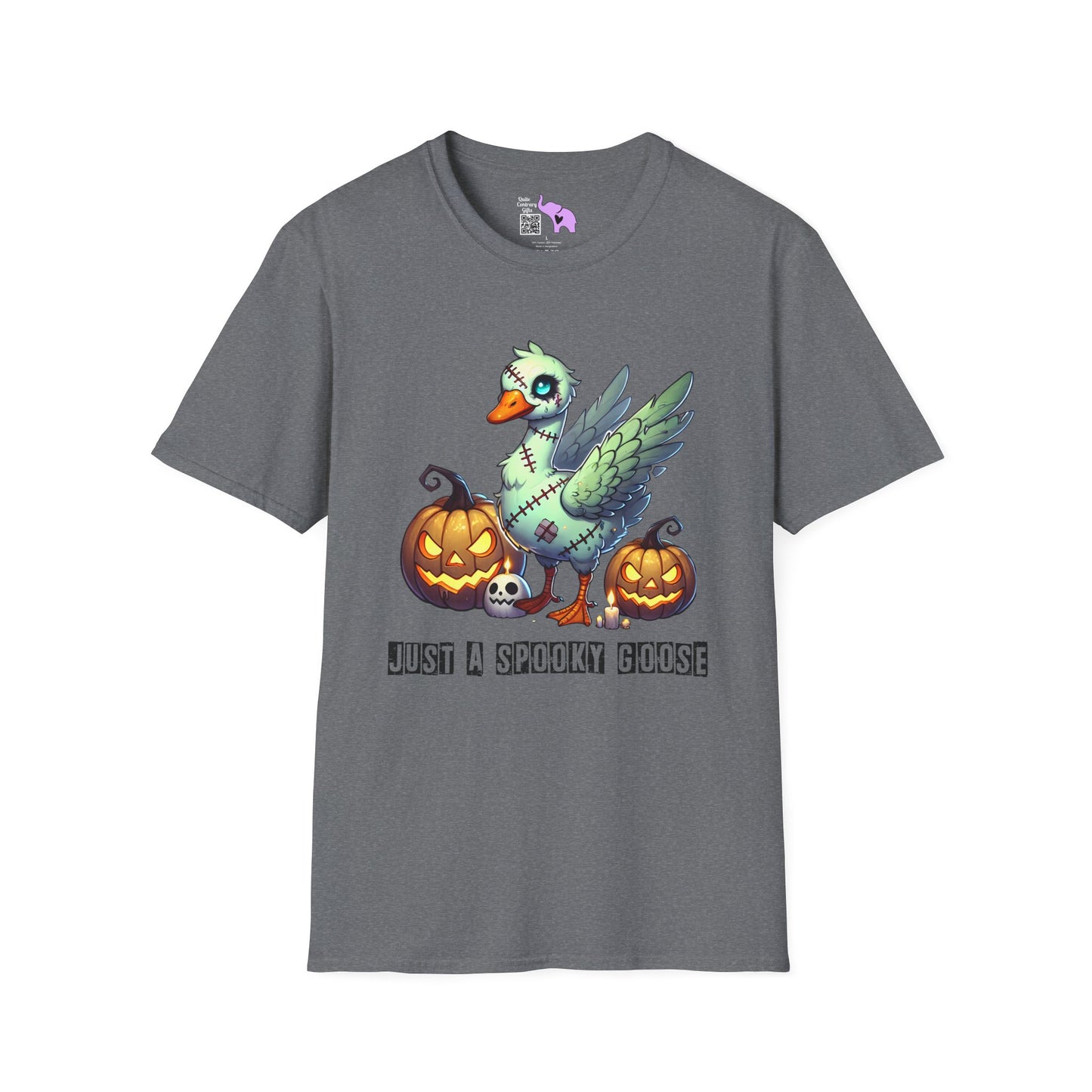 Just A Spooky Goose Adult T-shirt