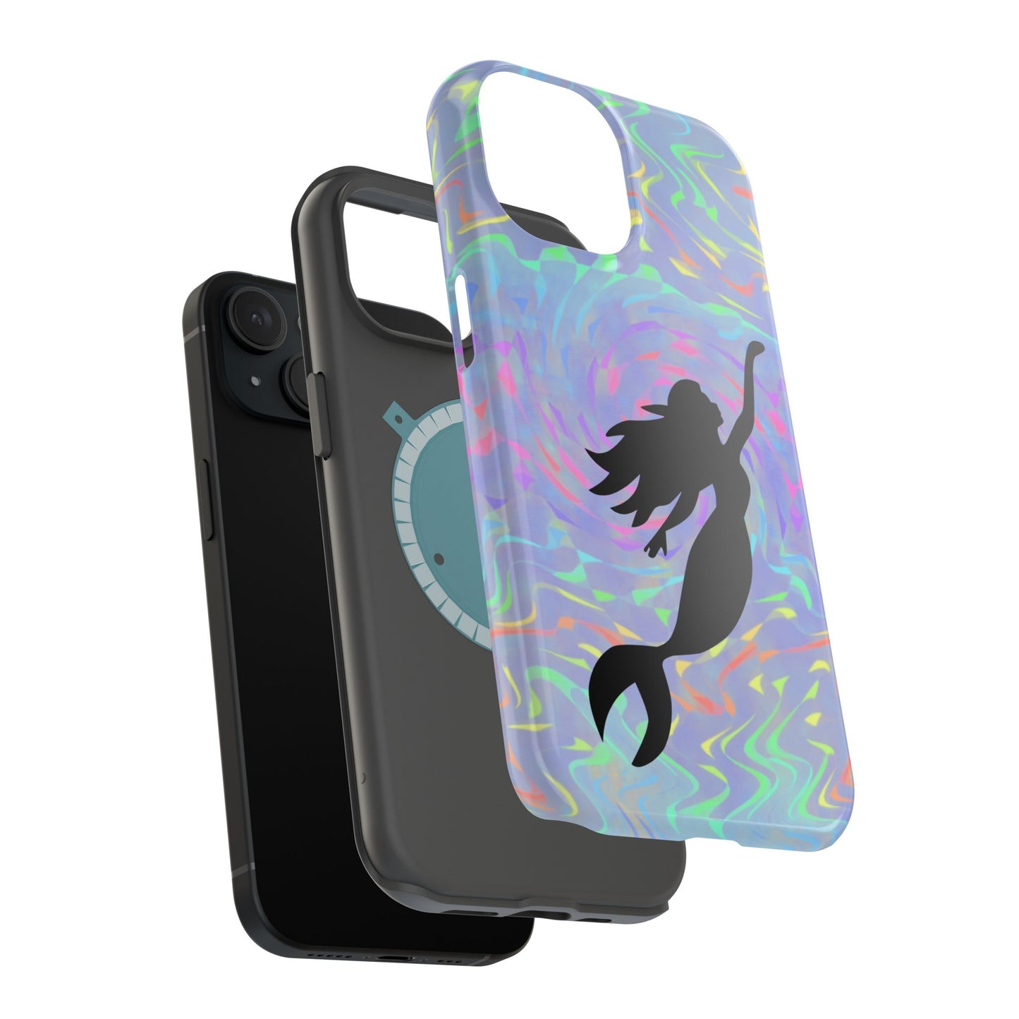 Mermaid Silhouette MagSafe® Compatible Tough Case for iPhone