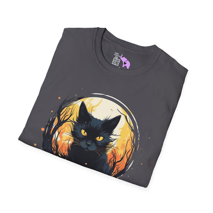 Creepy Black Cats 13 Adult T-shirt