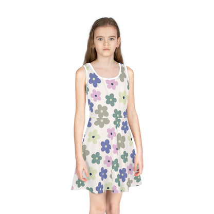 Earthbound Blooms Girls' Sleeveless Sundress