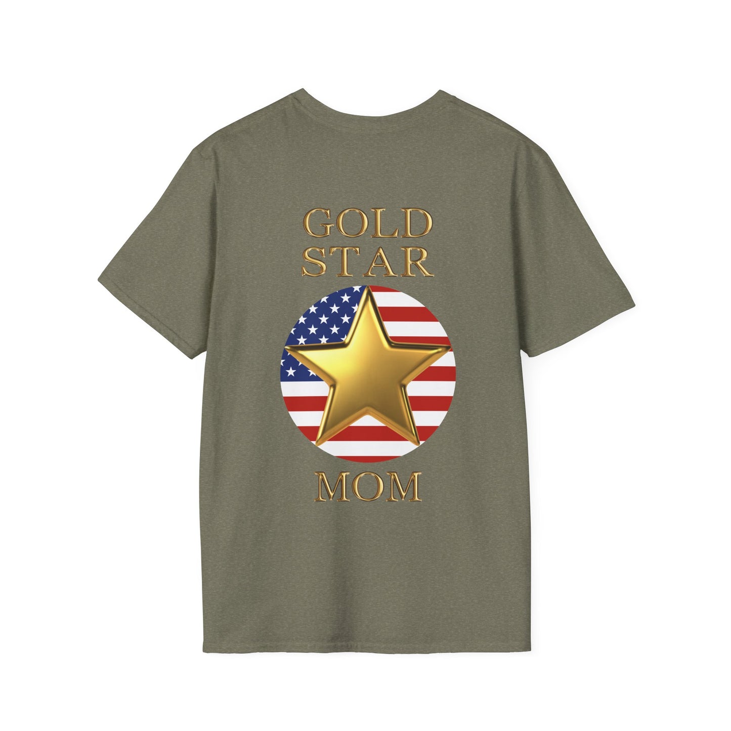 Gold Star Mom Forever Proud Adult T-shirt