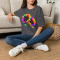 Colorburst Flowers Adult T-shirt