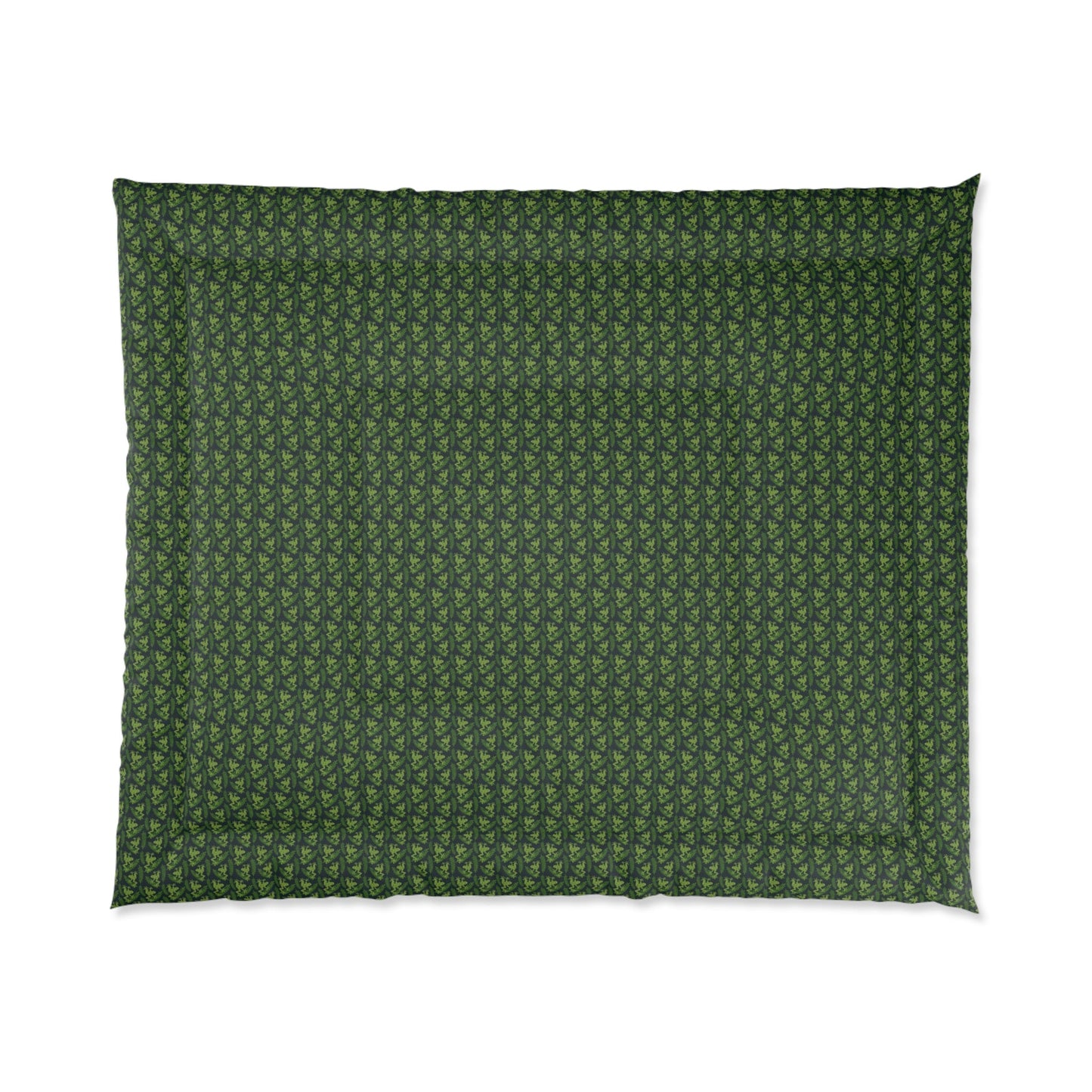 Emerald Canopy Frogs Comforter