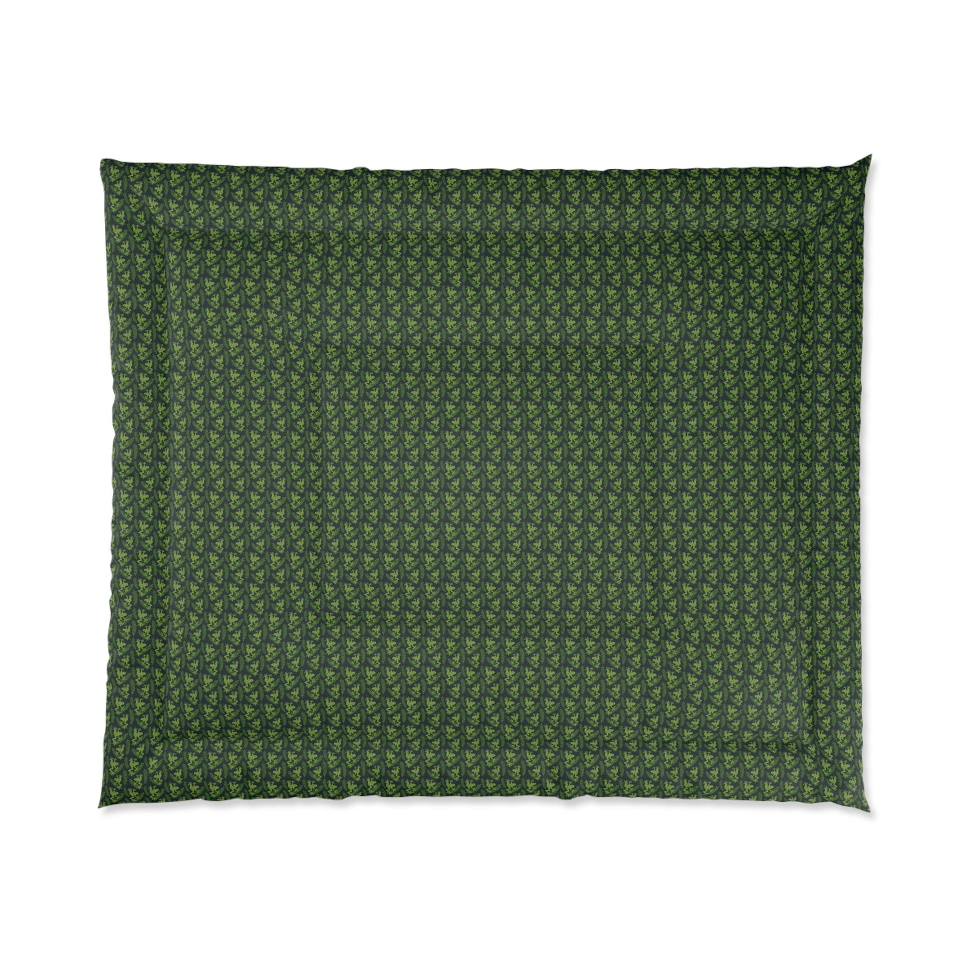 Emerald Canopy Frogs Comforter
