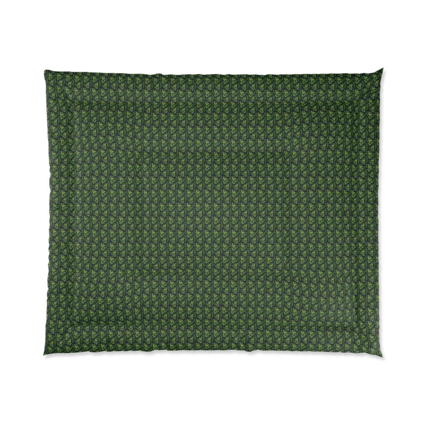 Emerald Canopy Frogs Comforter