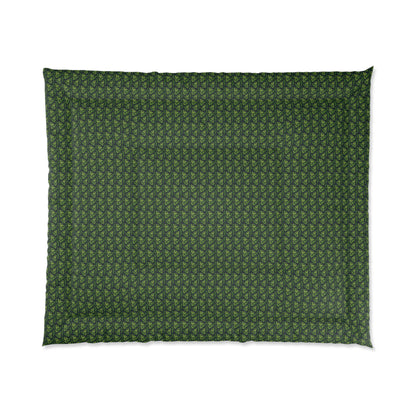 Emerald Canopy Frogs Comforter