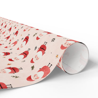 Retro Santa Wrapping Paper