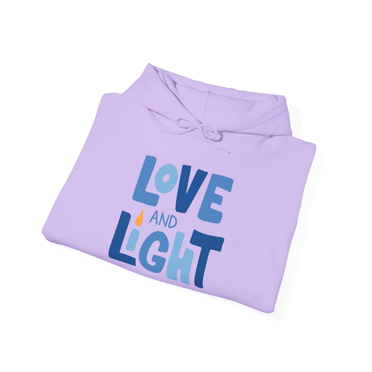 Hanukkah Love & Light 2 Adult Heavy Blend™ Hooded Sweatshirt