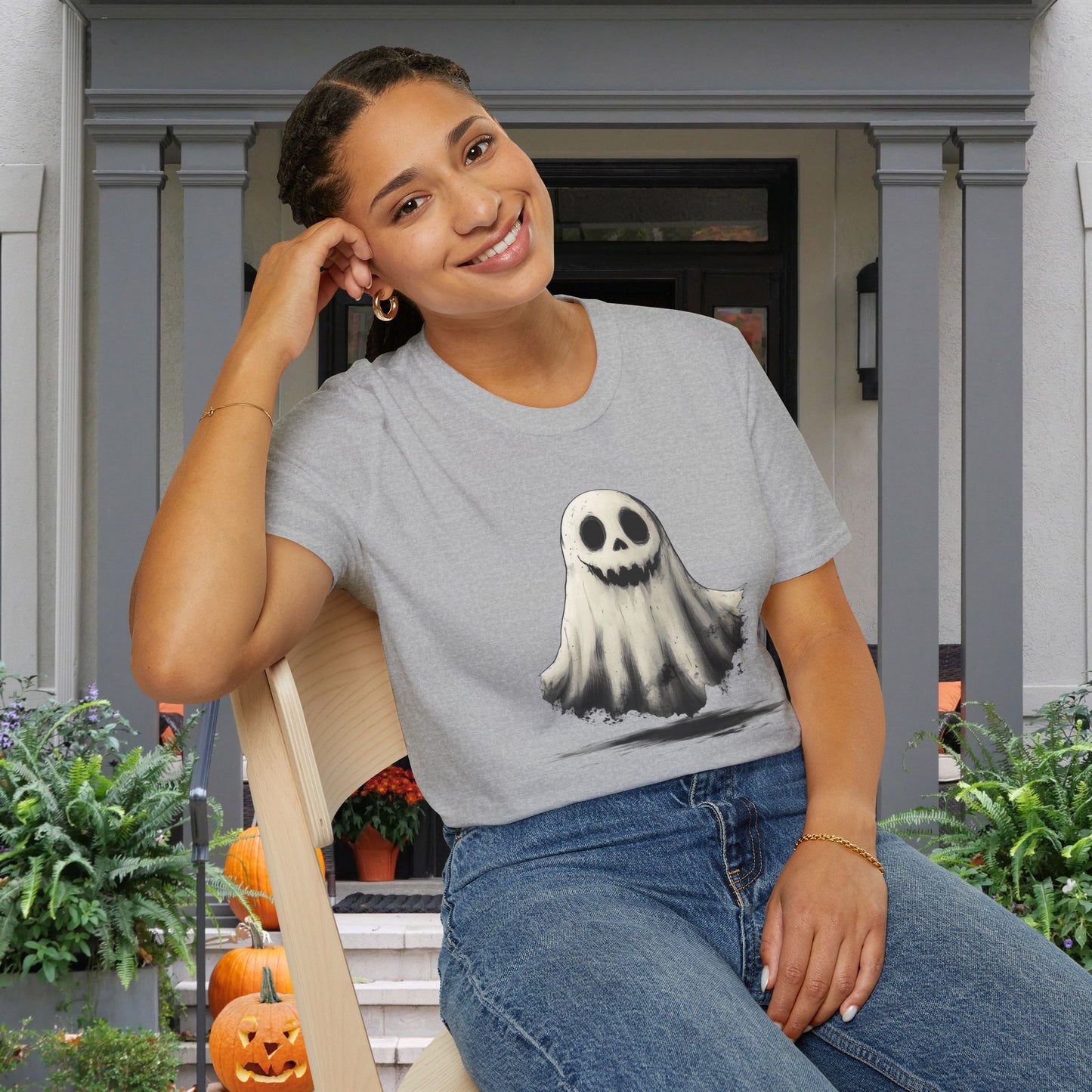 Cute Ghost Adult T-shirt