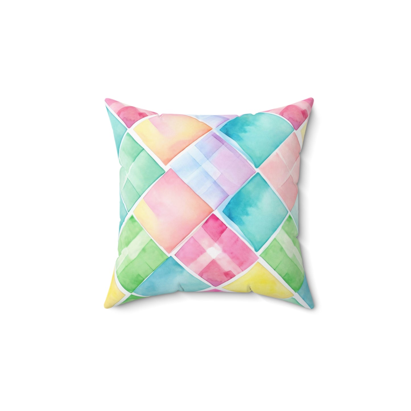 Watercolor Weave Throw Pillow