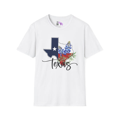 Texas Bluebonnets Adult T-shirt