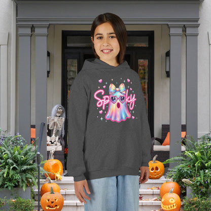 Spooky Pastel Ghost Youth Heavy Blend Hoodie