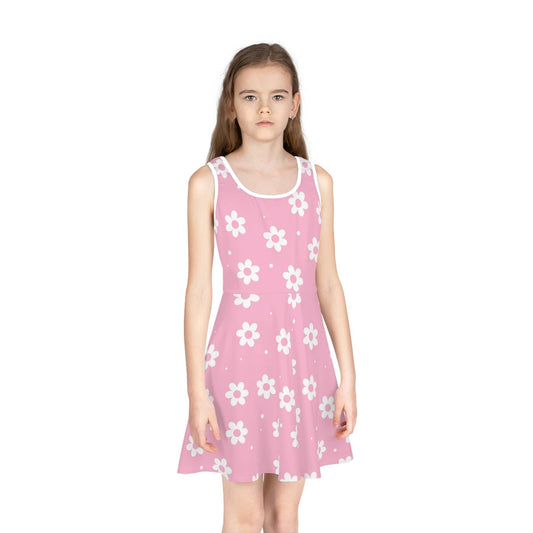 Pretty Petals & Dots Girls' Sleeveless Sundress