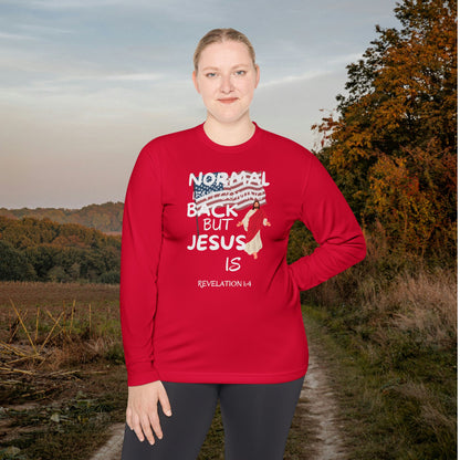 Normal Isn't Coming Back But Jesus Is Adult Long Sleeve Tee