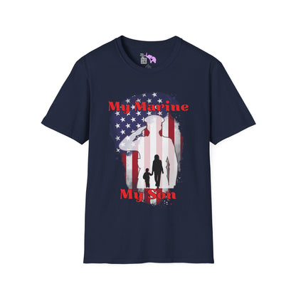 My Marine My Son (Mom) Adult T-shirt