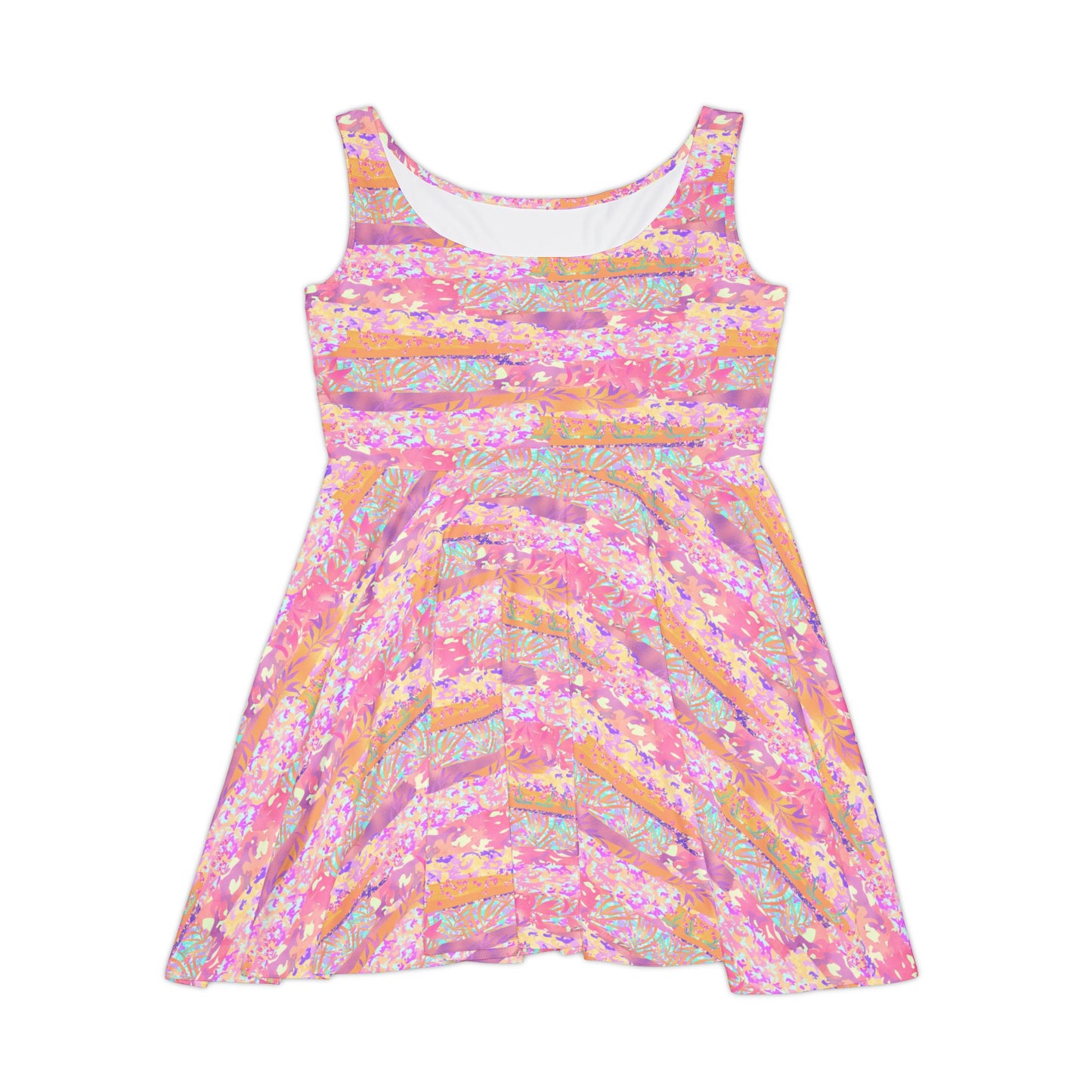 Wild Tropic Collage Women's Skater Dress