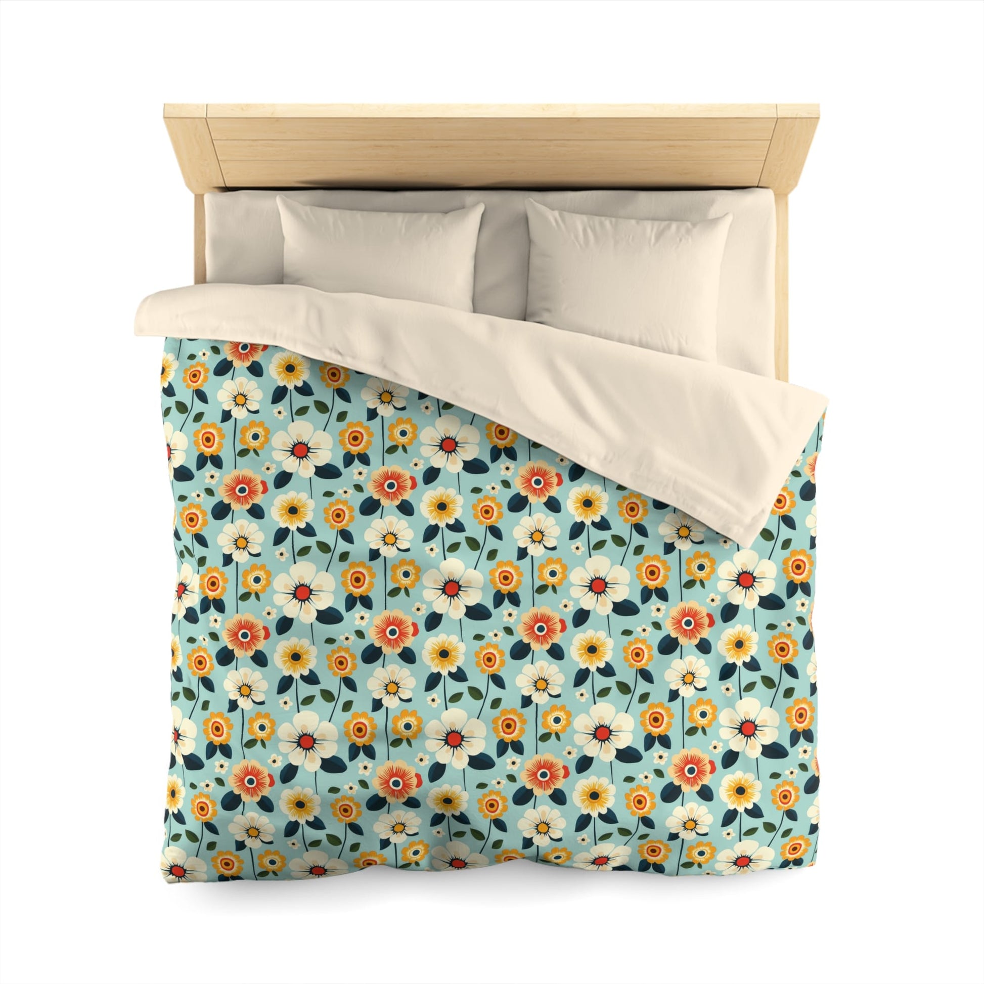Joy Petals Microfiber Duvet Cover