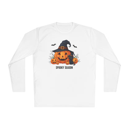 Spooky Season (Jack-O-Lantern/Black Cat) Adult Long Sleeve Tee