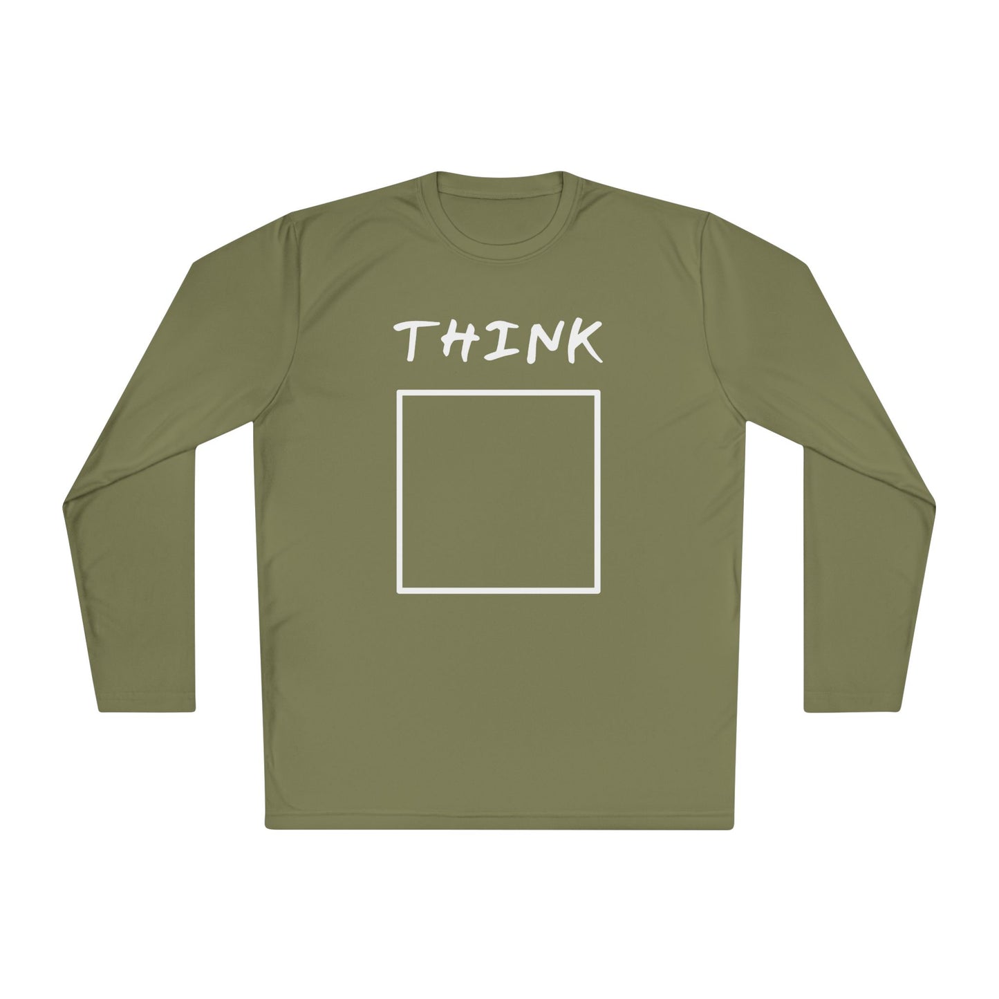 Think (Outside The Box) Adult Long Sleeve Tee