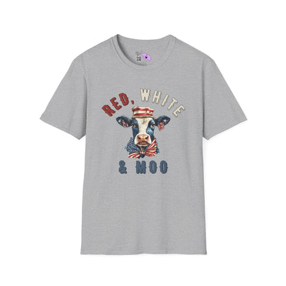 Red, White, & Moo T-shirt