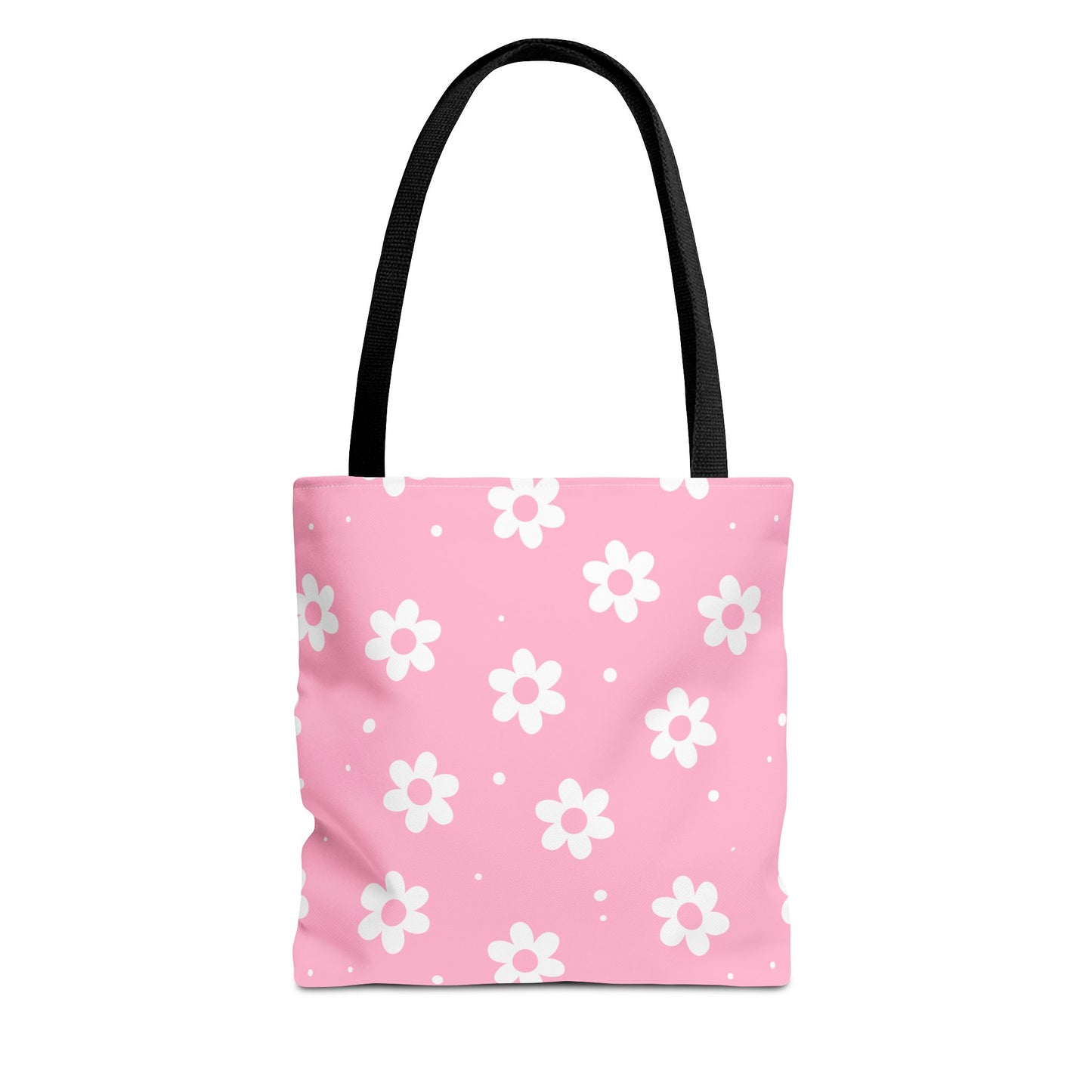 Pretty Petals & Dots Canvas Tote Bag