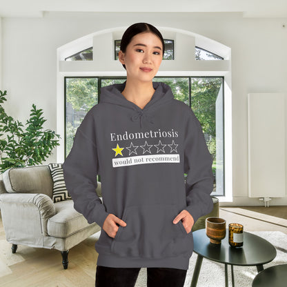 Endometriosis 1 Star Would Not Recommend Heavy Blend™ Hooded Sweatshirt