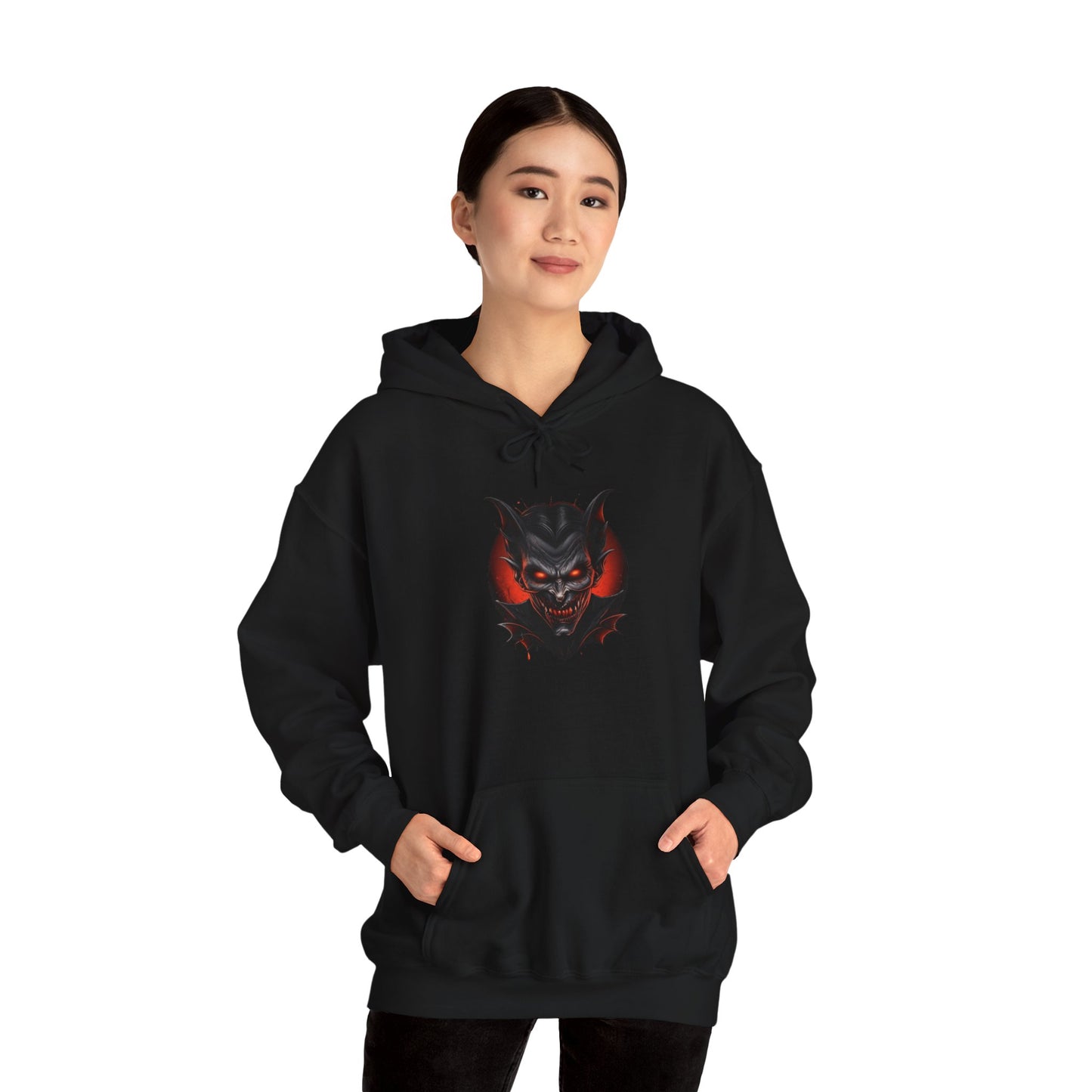 Creepy Demon Heavy Blend™ Hooded Sweatshirt