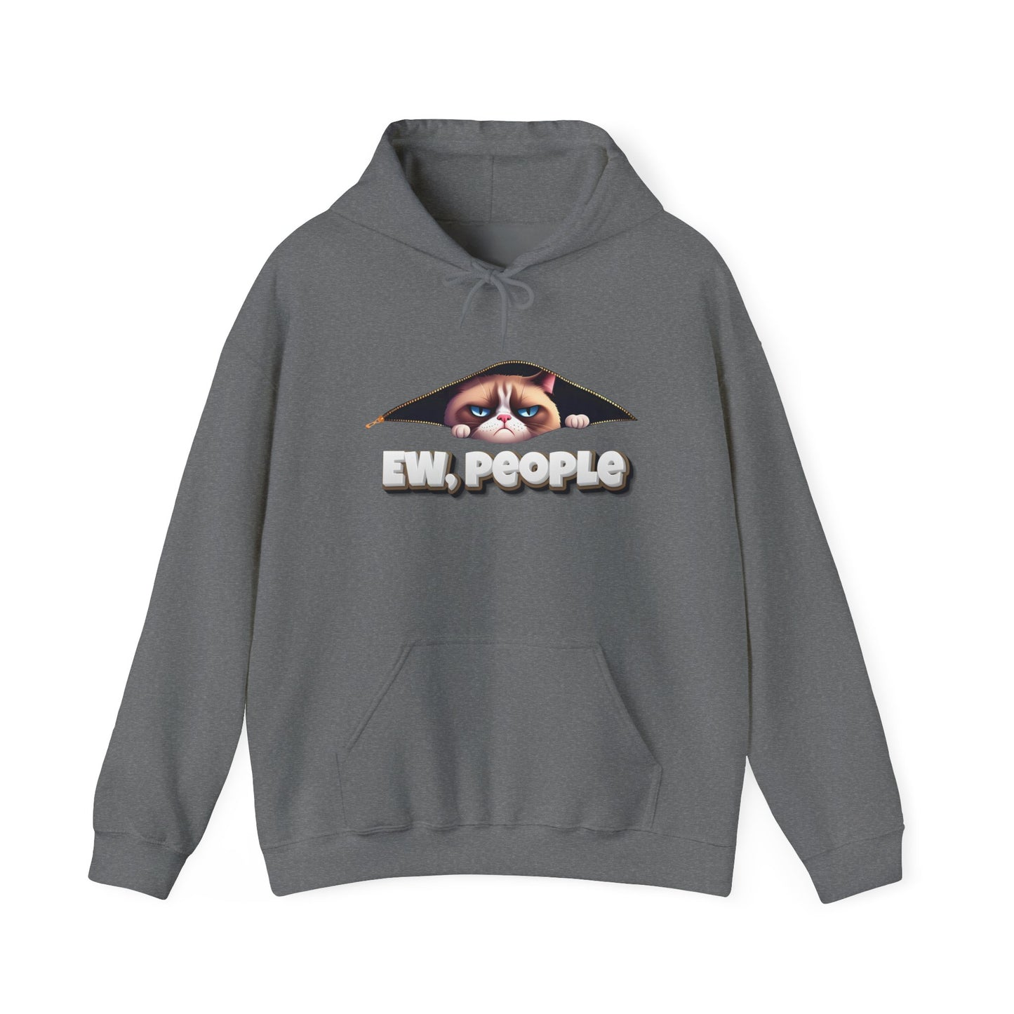 Ew People (Grumpy Cat) Adult Heavy Blend™ Hooded Sweatshirt