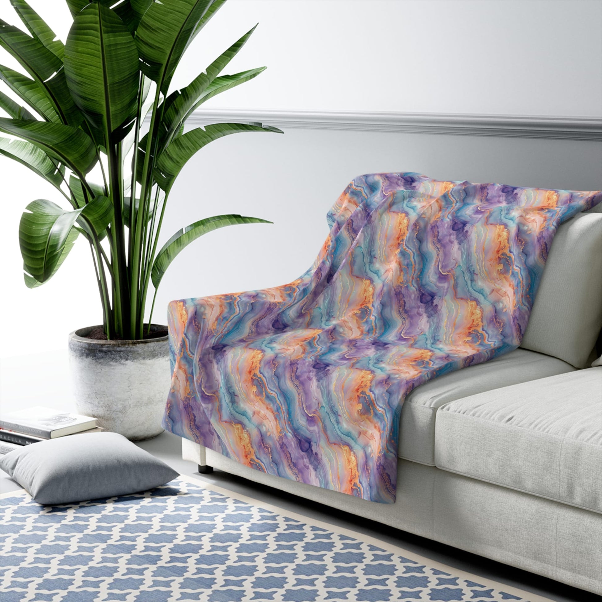 Dreamwave Marble Fleece Blanket