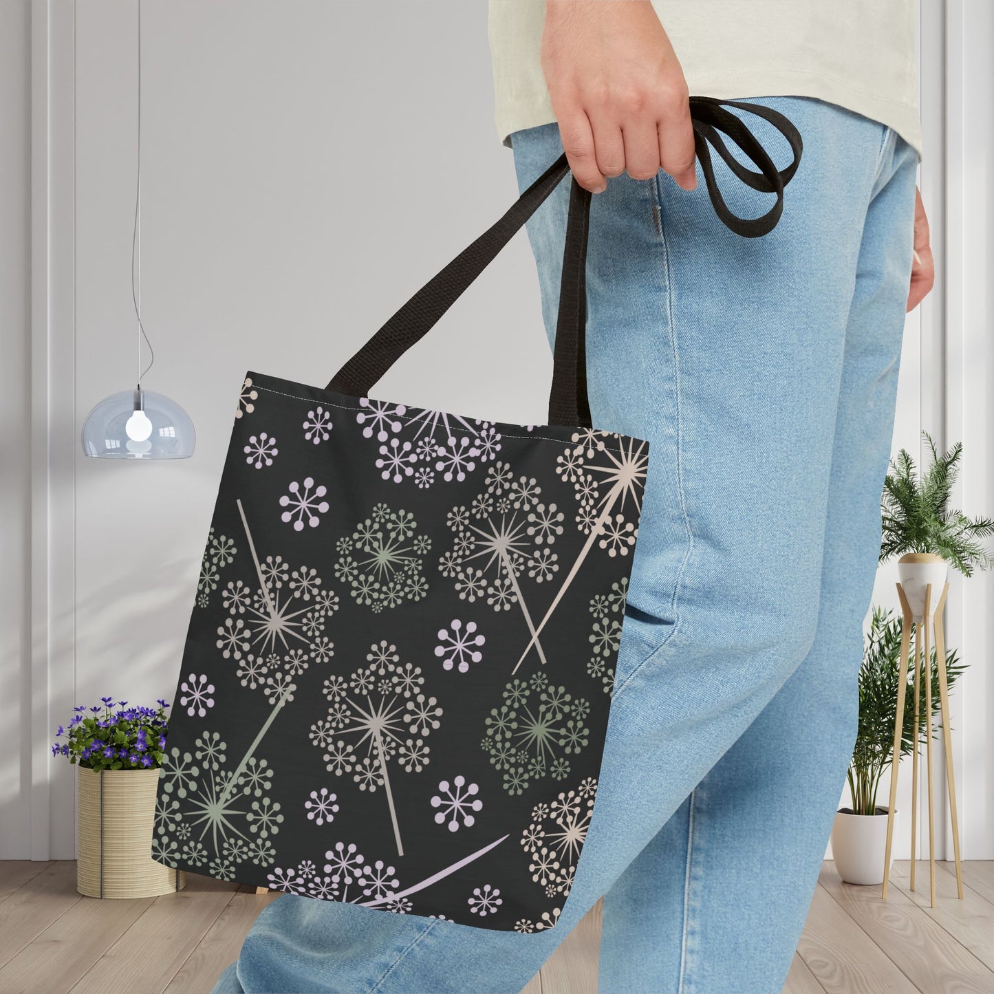 Dandelion Nightfall Canvas Tote Bag