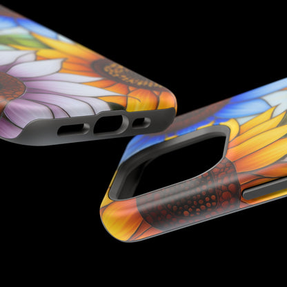 Colorful Sunflowers MagSafe® Compatible Tough Case for iPhone