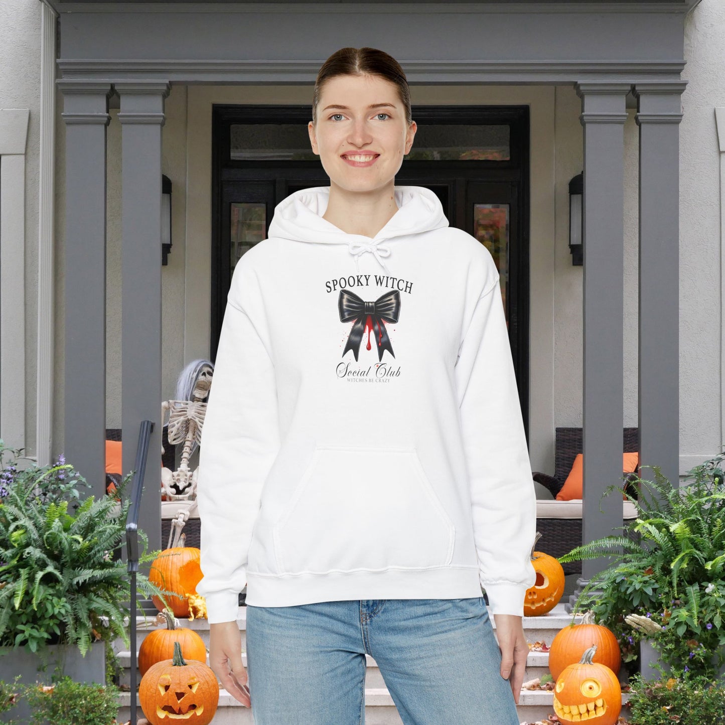 Spooky Witch Social Club Heavy Blend™ Hooded Sweatshirt