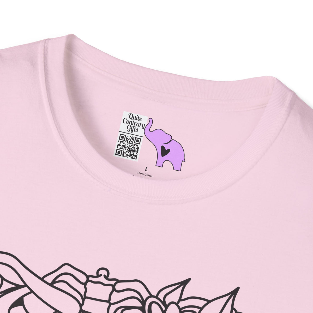 Floral Ribcage Adult T-shirt