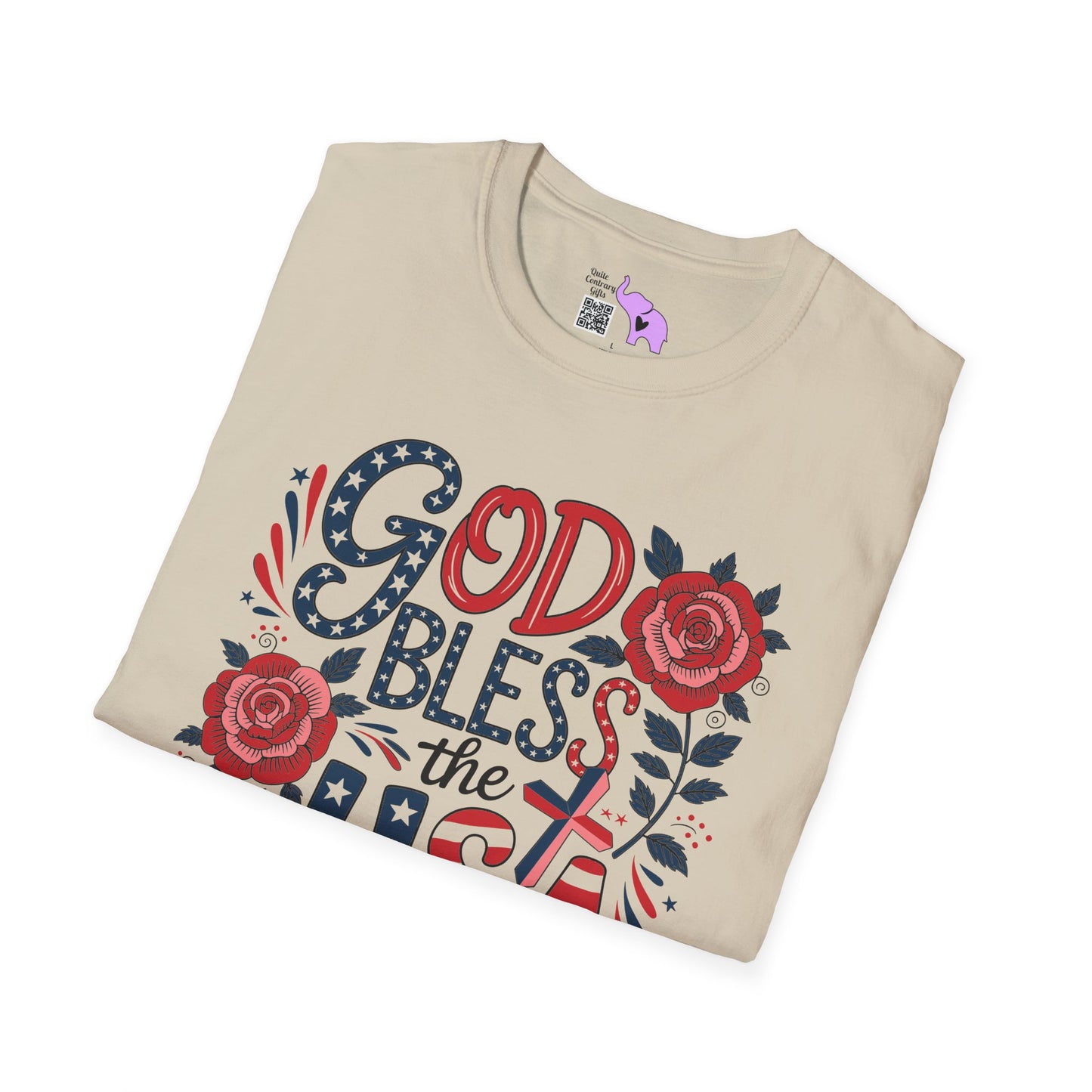 God Bless The USA Adult T-shirt