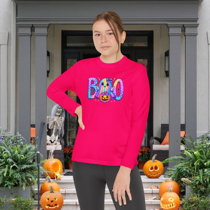 Pastel Boo Youth Long Sleeve Tee