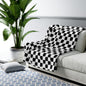 Distorted Check Fleece Blanket
