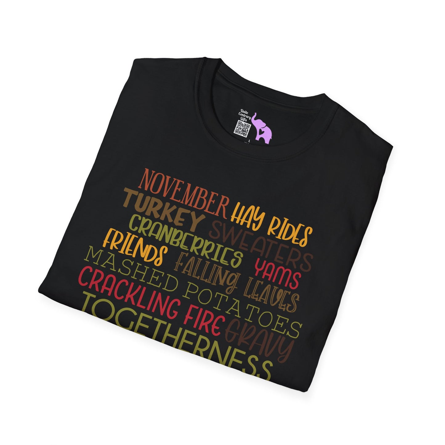 November Words Adult T-shirt