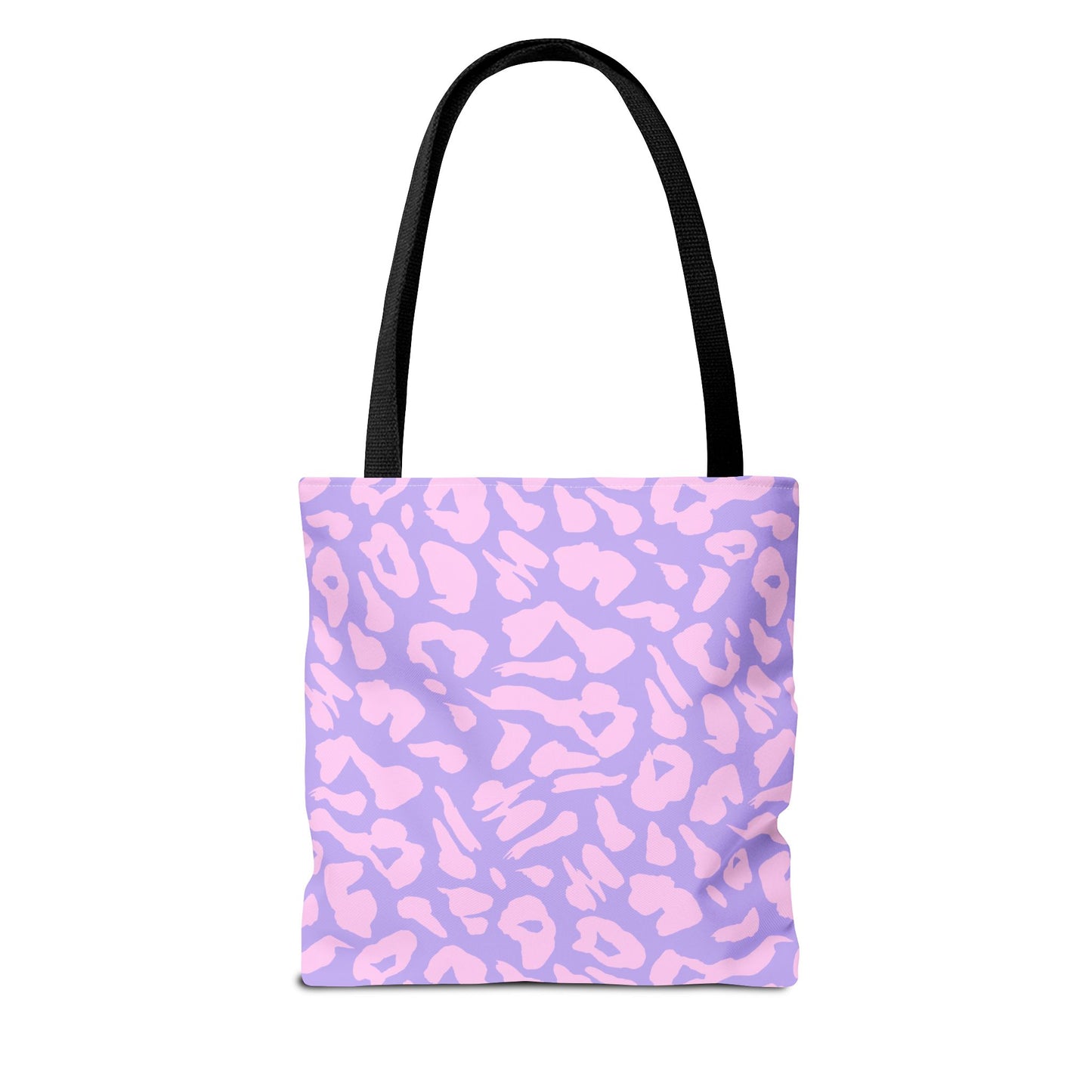 Cotton Candy Cheetah Print Canvas Tote Bag