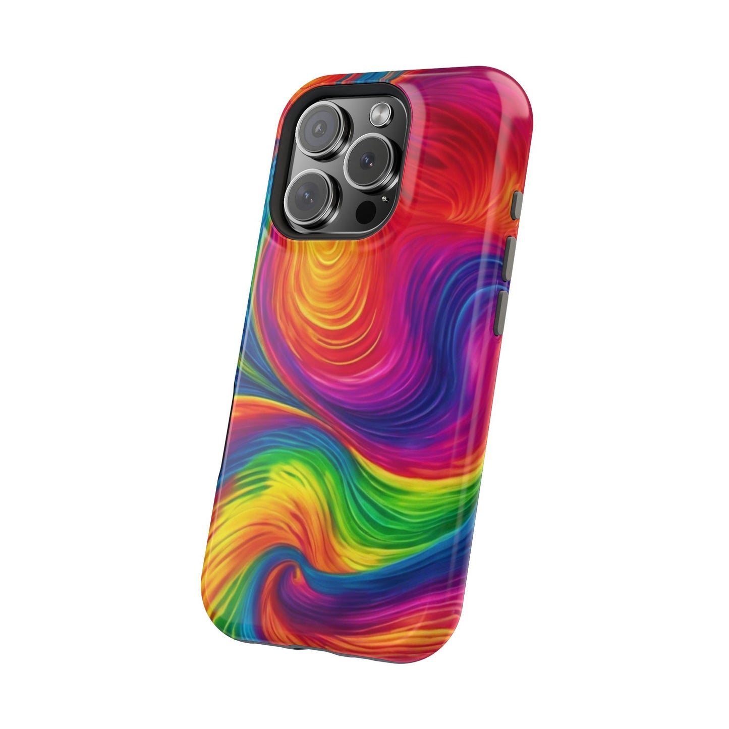 Tie Dye Color Swirl MagSafe® Compatible Tough Case for iPhone
