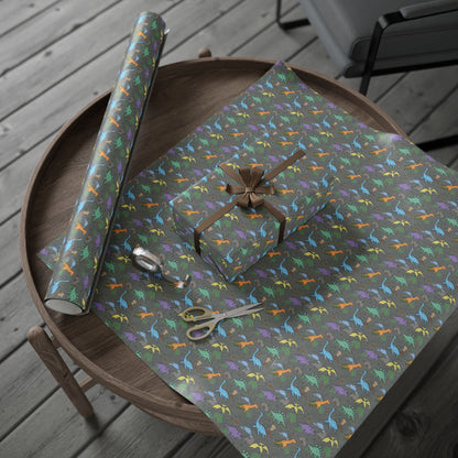Prehistoric Playtime Wrapping Paper