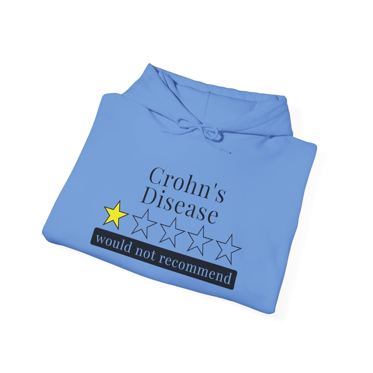 Crohn's Disease 1 Star Would Not Recommend Heavy Blend™ Hooded Sweatshirt