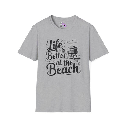 Life is Better At The Beach Adult T-shirt
