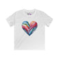 Heart of Many Colors Youth Softstyle Tee