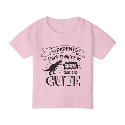My Parents Think They're In Charge That's So Cute Heavy Cotton™ Toddler T-shirt