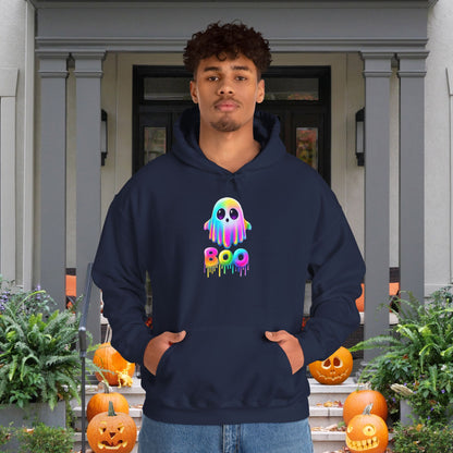 Neon Ghostly Boo Heavy Blend™ Hooded Sweatshirt