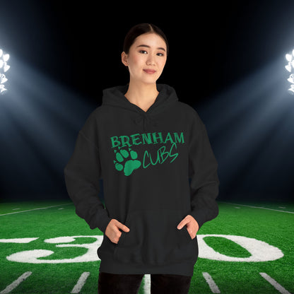 Brenham Cubs w/Claws Adult Heavy Blend™ Hooded Sweatshirt