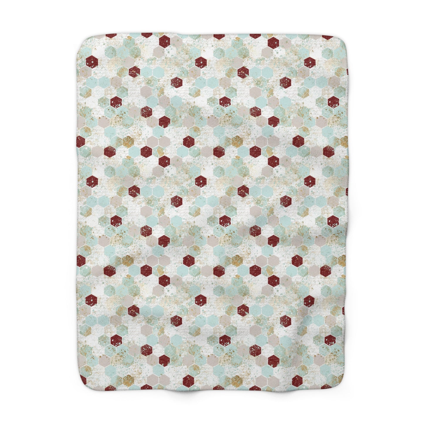 Love Letters & Honeycomb Fleece Blanket