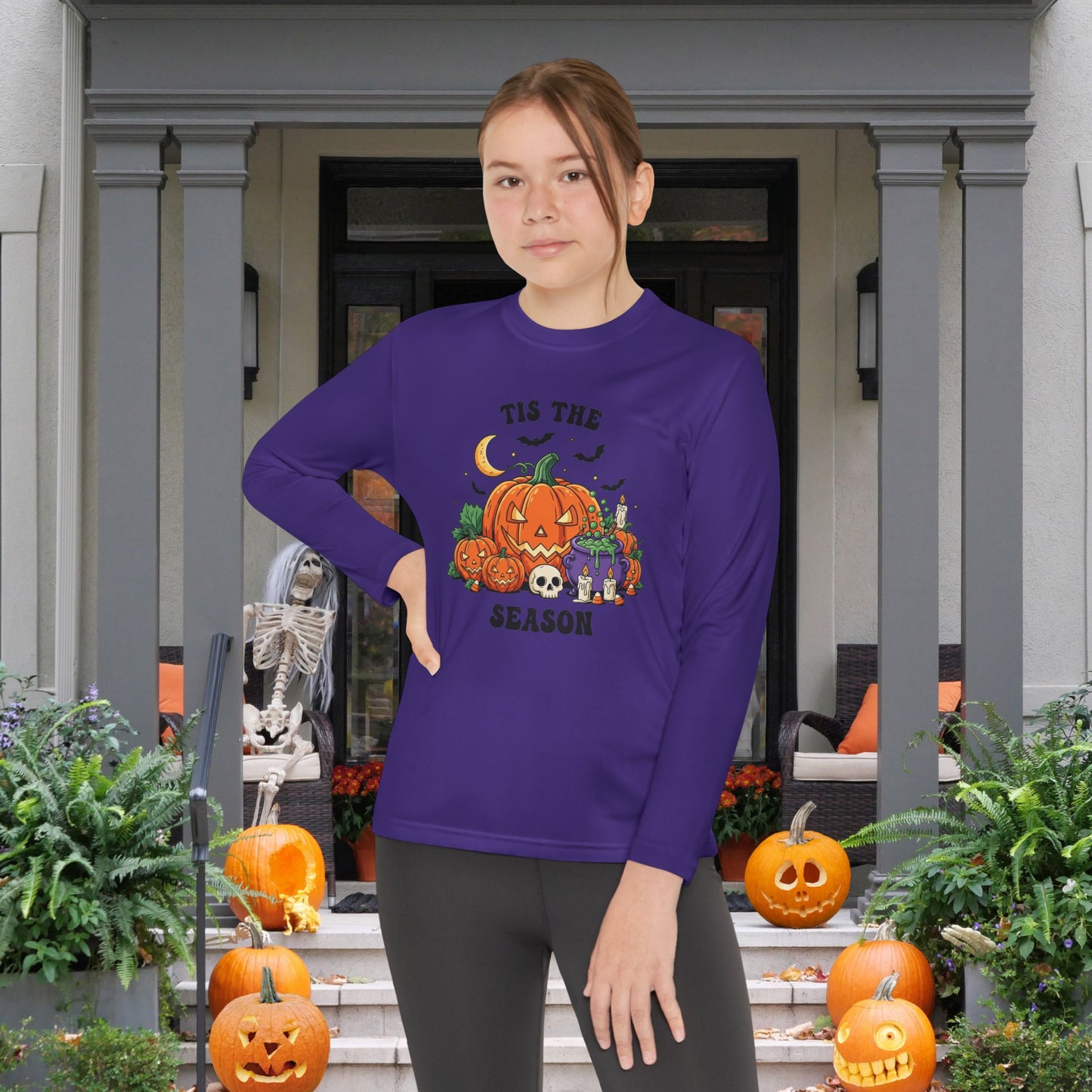 Tis the Season (Halloween) Youth Long Sleeve Tee
