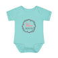 Pink Milestone Wreath Onesie-Three Months